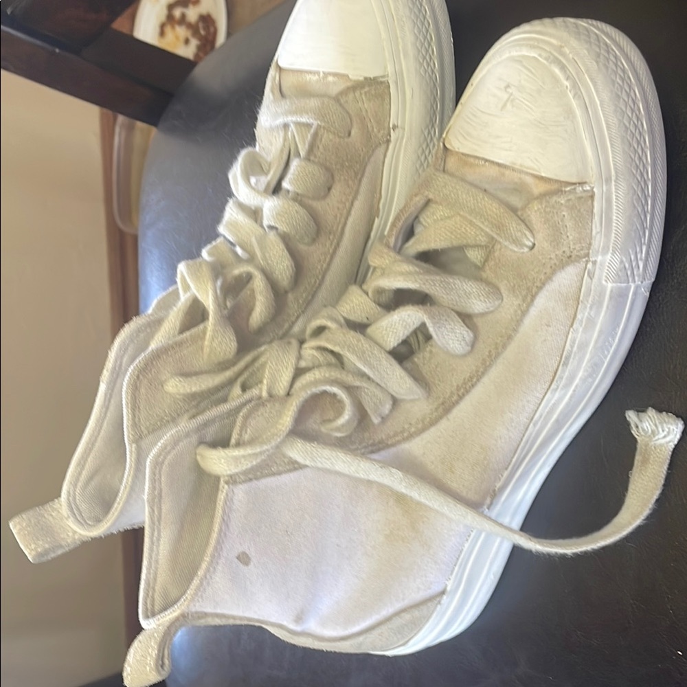 Converse Women's Cream High-Top Sneakers